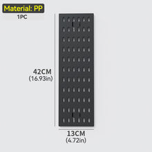 Load image into Gallery viewer, Punch-Free DIY Wall Hole Hang Pegboard Board Panels Storage Splicable Rack Wall Organizer Shelves For Kitchen Dormitory Room Home Decoration