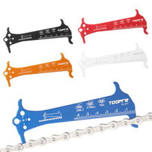 Load image into Gallery viewer, 1PC Multi-Functional Bicycle Chain Measuring Ruler Chain Wear Detection Tool Length Diameter Test Calipers