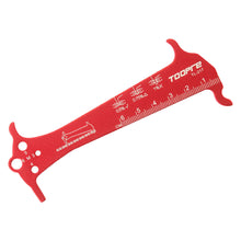 Load image into Gallery viewer, 1PC Multi-Functional Bicycle Chain Measuring Ruler Chain Wear Detection Tool Length Diameter Test Calipers