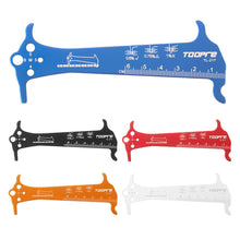 Load image into Gallery viewer, 1PC Multi-Functional Bicycle Chain Measuring Ruler Chain Wear Detection Tool Length Diameter Test Calipers