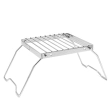 Load image into Gallery viewer, 1PC 16*16CM Multifunctional Collapsible Stainless Steel Gas Rack Outdoor Camping Barbecue Kettle Rack