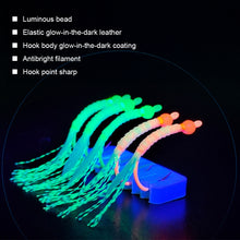 Load image into Gallery viewer, 5PCS Sea Fishing Fluorescent Yellow Fish Hooks Without Barrier Barbs Designed Night Fishing Gear Supplies
