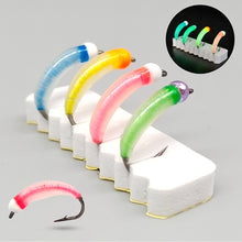 Load image into Gallery viewer, 1PC Luminous Nymphs Fly Hook Lure Bent Back Hook Fishing Accessories
