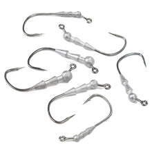 Load image into Gallery viewer, 5PCS Lure Fire Basto Hooks Lightweight Micro Reinforcement Lead Head Hook Black Pit Lure Fishhook