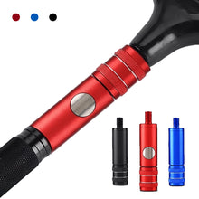 Load image into Gallery viewer, 8MM Universal Aluminum Alloy Landing Net Connector Push-Button Release Landing Net Anti-Spin Adapter Fishing Accessories