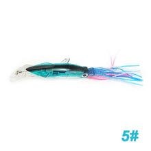 Load image into Gallery viewer, 1PC 14CM/40G Lure Bait With Whiskers Treble Hook Design Sea Fishing Octopus Long Casting Bait Fishing Tackle Accessory