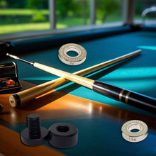 Load image into Gallery viewer, 8/10/13G Pool Cue Stainless Steel Balance Ring 3/8 5/16 Billiard Cue Middle Wheel Balance Ring Organizer Billiard Accessories