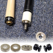 Load image into Gallery viewer, 8/10/13G Pool Cue Stainless Steel Balance Ring 3/8 5/16 Billiard Cue Middle Wheel Balance Ring Organizer Billiard Accessories
