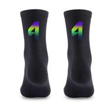 Load image into Gallery viewer, 1Pair Figure Dazzling Reflection Riding Socks For 39-46 Yard Road Bike Wmoisture Absorption And Sweat Releasing Riding Netherstock