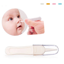 Load image into Gallery viewer, Baby Nose Cleaning Tweezers Infant Ear Nose Navel Clean Tool Safe Baby Dig Booger Clips Snot Removal Newborn Cleaning Supplies