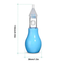 Load image into Gallery viewer, Children Kids Silicone Nasal Aspirator for Baby Suction Pump Nose Cleaner Soothing Nose Cleaning Device Nasal Cleaning Tools