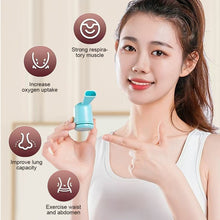 Load image into Gallery viewer, Respiratory Trainer Strength Training Running Swimming Lung Capacity Strong Lung Abdominal Pressure Exercise Respiratory Trainer