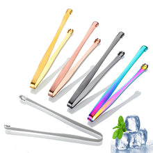 Load image into Gallery viewer, Stainless Steel Ice Cube Clip Ice Tong Bread Food BBQ Clip Barbecue Clip Ice Clamp Tool Bar Kitchen Accessories