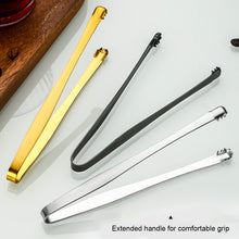 Load image into Gallery viewer, Stainless Steel Ice Cube Clip Ice Tong Bread Food BBQ Clip Barbecue Clip Ice Clamp Tool Bar Kitchen Accessories