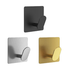Load image into Gallery viewer, 1/4pcs Stainless Steel Adhesive Wall Hooks for Bathroom Kitchen Towel Key And Clothes Hanger Organizer Strong And Durable