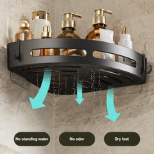 Load image into Gallery viewer, 1/2/3pcs Adhesive Bathroom Shelves No Punching Shampoo Holder Shower Caddy And Towel Storage Organizer for Corner Space Saving