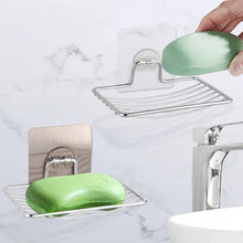 Load image into Gallery viewer, 1PC Stainless Steel Bathroom Soap Holder No-Drill Wall-Mounted Design, Single Layer Drainage Design, Simple And Practical Bathroom Shelf