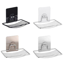 Load image into Gallery viewer, 1PC Stainless Steel Bathroom Soap Holder No-Drill Wall-Mounted Design, Single Layer Drainage Design, Simple And Practical Bathroom Shelf