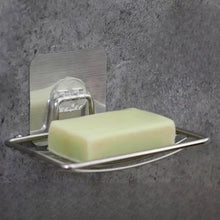 Load image into Gallery viewer, 1PC Stainless Steel Bathroom Soap Holder No-Drill Wall-Mounted Design, Single Layer Drainage Design, Simple And Practical Bathroom Shelf