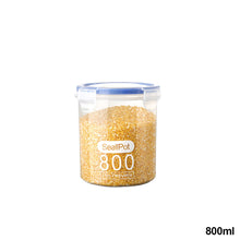 Load image into Gallery viewer, Large Transparent Plastic Food Storage Containers With Seal Moisture-Proof Kitchen Organizer Jars For Grains Spices And Dry Goods