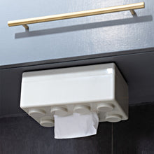 Load image into Gallery viewer, Creative Building Blocks Tissue Box Wall-Mounted Spring Paper Towel Holder Waterproof For Bathroom Living Room And Kitchen