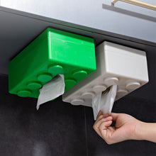 Load image into Gallery viewer, Creative Building Blocks Tissue Box Wall-Mounted Spring Paper Towel Holder Waterproof For Bathroom Living Room And Kitchen