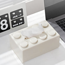 Load image into Gallery viewer, Creative Building Blocks Tissue Box Wall-Mounted Spring Paper Towel Holder Waterproof For Bathroom Living Room And Kitchen