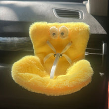 Load image into Gallery viewer, Suitable for 17cm Labubu Pendant Cute Car Safety Leopard Print Seat Car Air Outlet Decoration Car Interior Decoration Ornaments