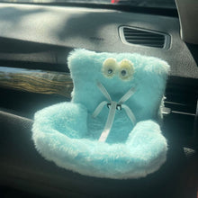 Load image into Gallery viewer, Suitable for 17cm Labubu Pendant Cute Car Safety Leopard Print Seat Car Air Outlet Decoration Car Interior Decoration Ornaments