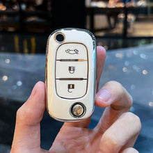 Load image into Gallery viewer, 3 Buttons TPU Key Case Cover for LADA Vesta Granta XRay Kalina Priora Sedan Sport for Renault Fluence Clio Megane for Mercedes