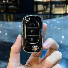 Load image into Gallery viewer, 3 Buttons TPU Key Case Cover for LADA Vesta Granta XRay Kalina Priora Sedan Sport for Renault Fluence Clio Megane for Mercedes