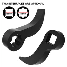 Load image into Gallery viewer, Horn Type Half Axle Disassembly Tool Drive Shaft Pry Bar Adapter For 1/2 Ratchet Open-end Wrenches Disassembling Axles Repair Tool