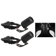 Load image into Gallery viewer, 2Pcs 12V Motorcycle Angel Wings LED Underbody Light Projector Ghost Light Goldwing Welcome Brake Taillights Motorcycle Accessories