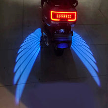 Load image into Gallery viewer, 2Pcs 12V Motorcycle Angel Wings LED Underbody Light Projector Ghost Light Goldwing Welcome Brake Taillights Motorcycle Accessories