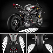 Load image into Gallery viewer, 2Pcs 12V Motorcycle Angel Wings LED Underbody Light Projector Ghost Light Goldwing Welcome Brake Taillights Motorcycle Accessories