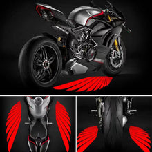 Load image into Gallery viewer, 2Pcs 12V Motorcycle Angel Wings LED Underbody Light Projector Ghost Light Goldwing Welcome Brake Taillights Motorcycle Accessories