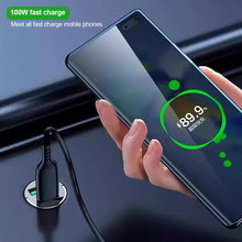 Load image into Gallery viewer, Mini Dual Ports Pull Ring Car Charger USB Fast Charging for iPhone Huawei Xiaomi Samsung QC 3.0 Phone Convenient Charger Adapter