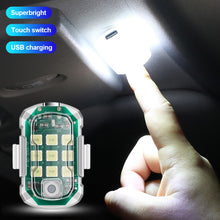 Load image into Gallery viewer, Car Interior Touch Light Wall Reading Lamp USB Charging Ceiling Light Ambient Mood Trunk Light Inside Waterproof Sports Lamp
