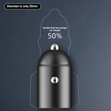Load image into Gallery viewer, Mini USB Car Charger Super Fast Charging Type-C PD Quick Charge Car Phone Charger Adapter
