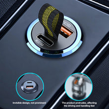 Load image into Gallery viewer, Mini USB Car Charger Super Fast Charging Type-C PD Quick Charge Car Phone Charger Adapter