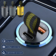 Load image into Gallery viewer, Mini USB Car Charger Super Fast Charging Type-C PD Quick Charge Car Phone Charger Adapter