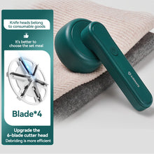 Load image into Gallery viewer, USB Rechargeable Electric Lint Remover Fluff Pellets Cut Fuzz Pellet Trimmer Machine Portable Sweater Shaver Fuzz Spooling Machine Pellets Removal Cutter