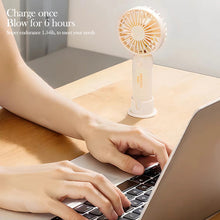 Load image into Gallery viewer, Handheld Mini Fan Portable Pocket Fan USB Charging Fan Rechargable Summer Cooling Fan for Home Outdoor Office