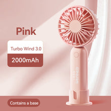 Load image into Gallery viewer, Handheld Mini Fan Portable Pocket Fan USB Charging Fan Rechargable Summer Cooling Fan for Home Outdoor Office