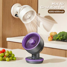 Load image into Gallery viewer, Portable Mini Table Fan USB Rechargeable Quiet Desktop Electric Fan High Quality Student Dormitory Small Cooling Fan