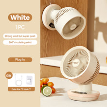 Load image into Gallery viewer, Portable Mini Table Fan USB Rechargeable Quiet Desktop Electric Fan High Quality Student Dormitory Small Cooling Fan