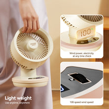 Load image into Gallery viewer, Portable Mini Table Fan USB Rechargeable Quiet Desktop Electric Fan High Quality Student Dormitory Small Cooling Fan