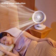 Load image into Gallery viewer, Portable Mini Table Fan USB Rechargeable Quiet Desktop Electric Fan High Quality Student Dormitory Small Cooling Fan