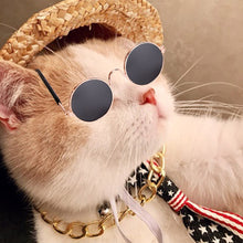 Load image into Gallery viewer, 1PC Cool Pet Cat Glasses Dog Glasses For Little Dog Cat Sunglasses Reflection Photos Props For Photography Pet Cat Accessories