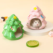 Load image into Gallery viewer, Ceramic Hamster House for Small Animals Outdoor Mushroom Cave Small Animal Food for Home Hamster Keeping Gifts